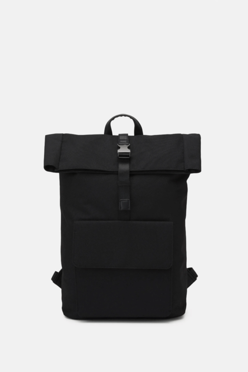 Black Unisex Ruck Bag